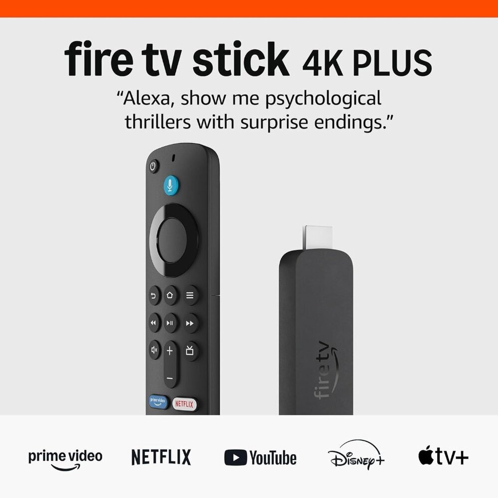 Stick 4K Plus newest model with AI-powered Fire TV Search, Wi-Fi 6, stream over
